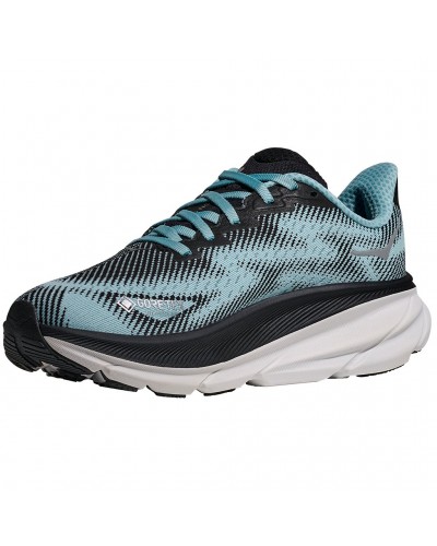 Hoka Clifton 9 GTX Gore-Tex Women's Running Shoes, Black/Raindrop