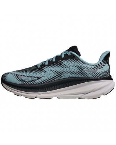 Hoka Clifton 9 GTX Gore-Tex Women's Running Shoes, Black/Raindrop
