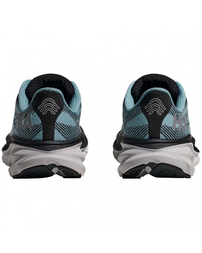 Hoka Clifton 9 GTX Gore-Tex Women's Running Shoes, Black/Raindrop