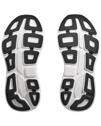 Hoka Bondi 9 Scarpe Running Uomo, Black/White