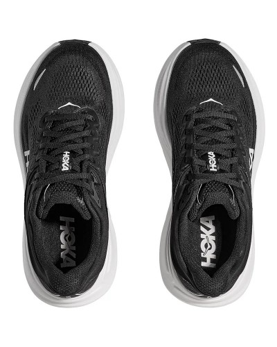 Hoka Bondi 9 Scarpe Running Uomo, Black/White