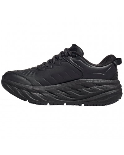 Hoka Bondi SR Scarpe da Lavoro Impermeabili Uomo, Black/Black