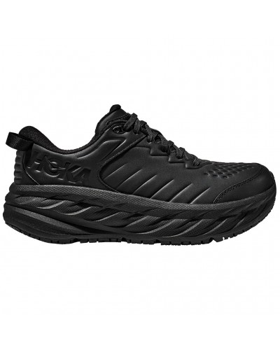 Hoka Bondi SR Men's Waterproof Shoes, Black/Black