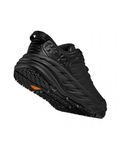 Hoka Bondi SR Scarpe da Lavoro Impermeabili Uomo, Black/Black