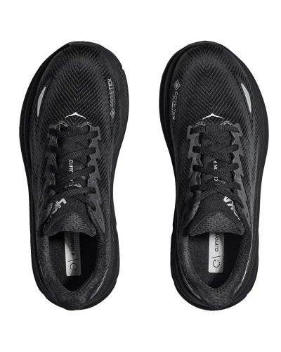Hoka Clifton 9 GTX Gore-Tex Scarpe Running Uomo, Black/Black