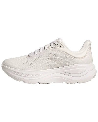 Hoka Bondi 9 Women's Running Shoes, White/White