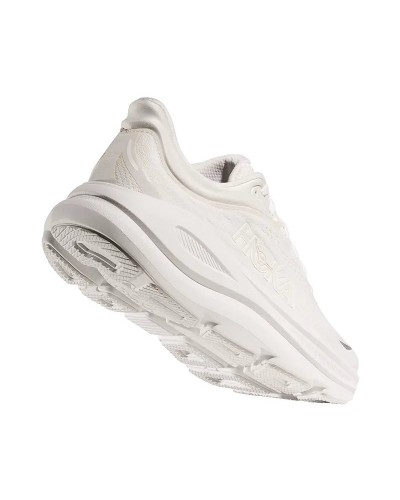 Hoka Bondi 9 Scarpe Running Donna, White/White