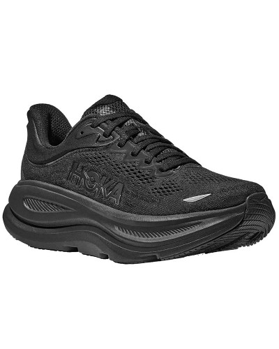 Hoka Bondi 9 Women's Running Shoes, Black/Black