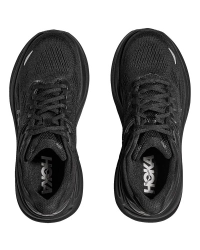 Hoka Bondi 9 Scarpe Running Donna, Black/Black