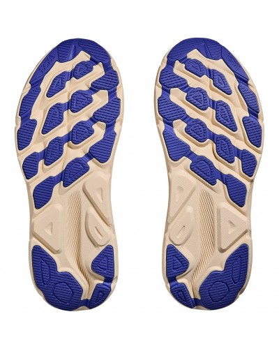 Hoka Clifton 9 GTX Gore-Tex Men's Running Shoes, Gravel/Eggshell