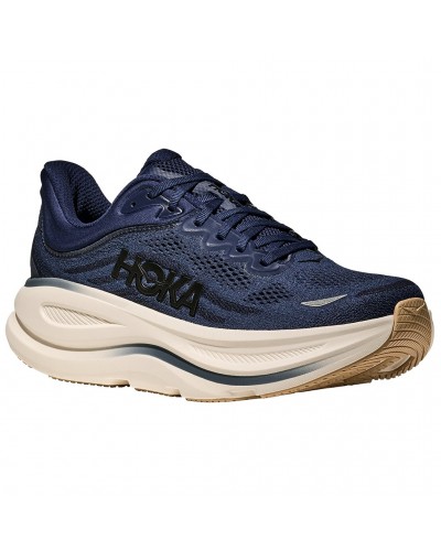 Hoka Bondi 9 Scarpe Running Uomo, Midnight Blue/Varsity Navy