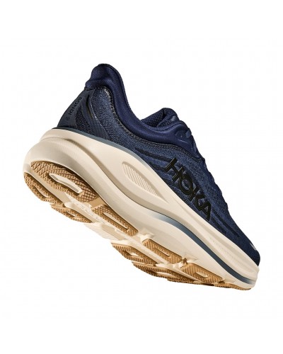 Hoka Bondi 9 Men's Running Shoes, Midnight Blue/Varsity Navy