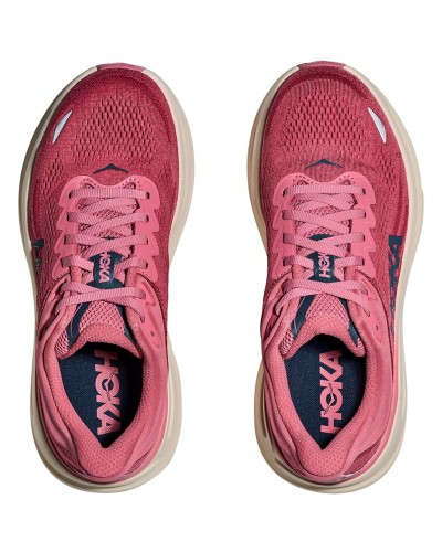 Hoka Bondi 9 Scarpe Running Donna, Lingonberry/Cranberry