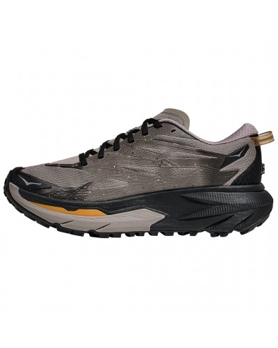Hoka Mafate 5 Scarpe Trail Running Uomo, Cement/Black