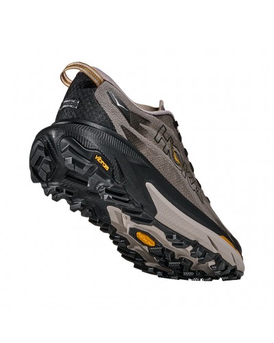 Hoka Mafate 5 Men's Trail Running Shoes, Cement/Black