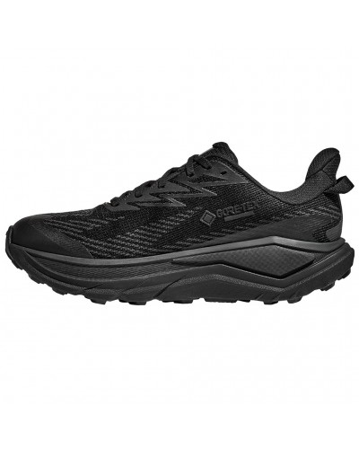 Hoka Challenger 8 GTX Gore-Tex Men's Trail Running Shoes, Black/Carbon Black