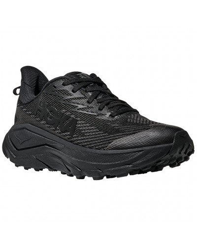 Hoka Challenger 8 GTX Gore-Tex Women's Trail Running Shoes, Black/Carbon Black