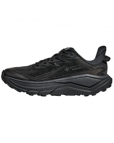 Hoka Challenger 8 GTX Gore-Tex Women's Trail Running Shoes, Black/Carbon Black