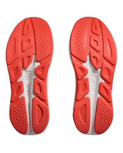 Hoka Rincon 4 Women's Running Shoes, Frost/Neon Yuzu