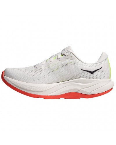 Hoka Rincon 4 Women's Running Shoes, Frost/Neon Yuzu