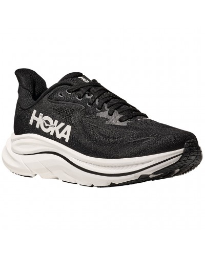 Hoka Clifton 10 Scarpe Running Uomo, Black/White