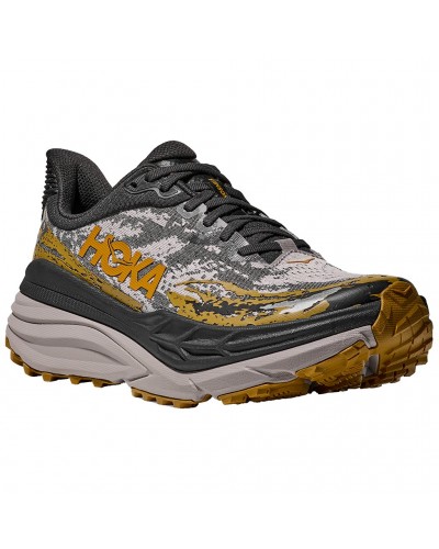 Hoka Stinson 7 Scarpe Trail Running Uomo, Black/Cement