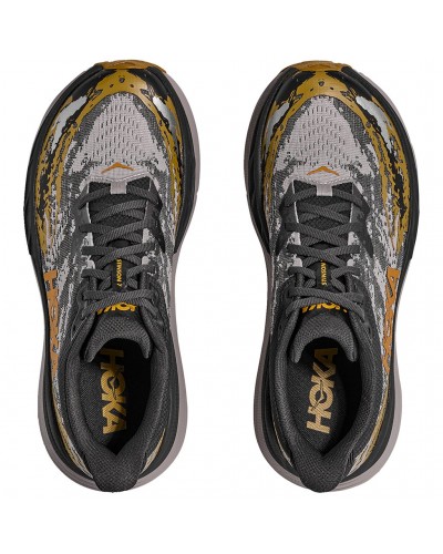 Hoka Stinson 7 Scarpe Trail Running Uomo, Black/Cement
