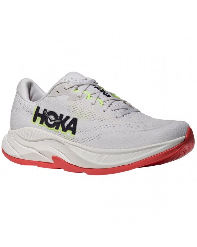 Hoka Rincon 4 Men's Running Shoes, Frost/Neon Yuzu
