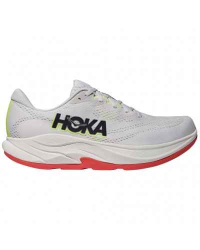 Hoka Rincon 4 Men's Running Shoes, Frost/Neon Yuzu