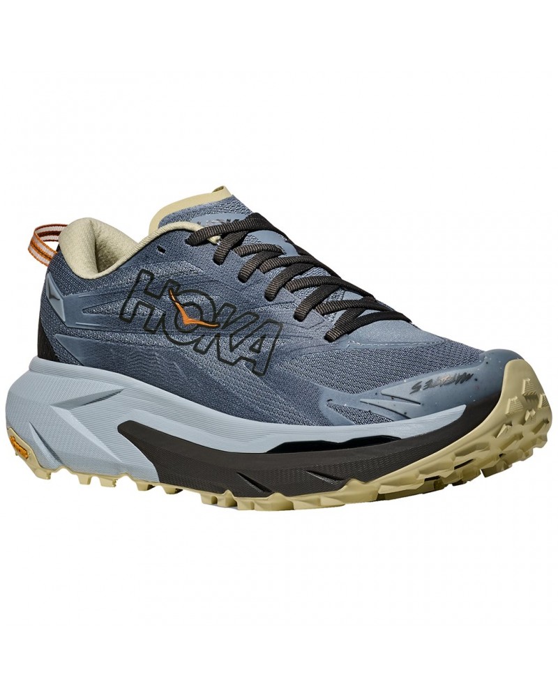 Hoka Mafate 5 Scarpe Trail Running Uomo, Mineral Blue/Washed Blue