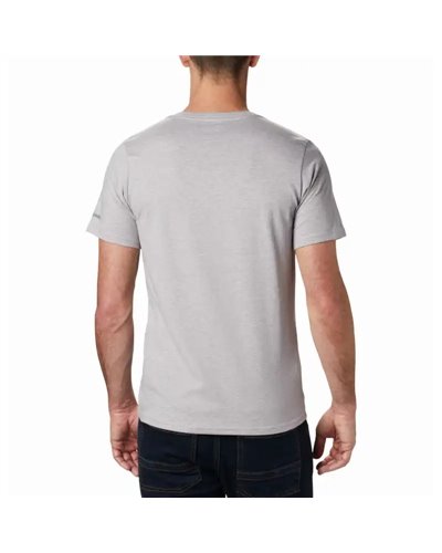 Columbia CSC Basic Logo Maglia Maniche Corte Uomo, Columbia Grey Heather