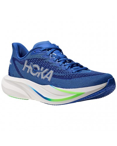 Hoka Mach 7 Scarpe Running Uomo, Cobalt Blue/Neon Green