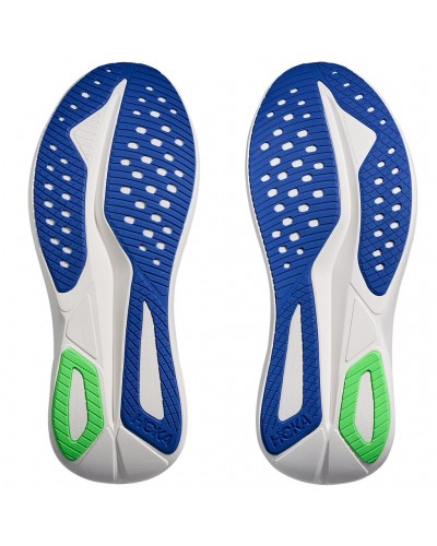 Hoka Mach 7 Men's Running Shoes, Cobalt Blue/Neon Green