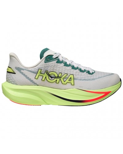 Hoka Mach 7 Men's Running Shoes, Frost/Neon Yuzu