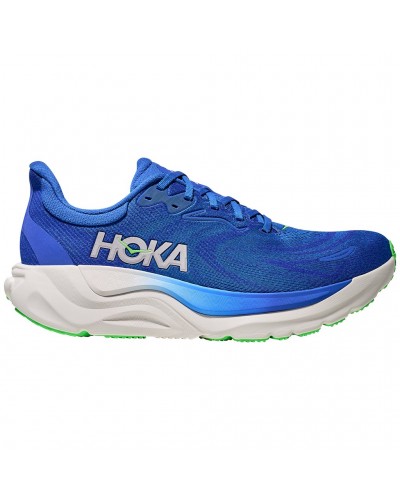 Hoka Arahi 8 Men's Running Shoes, Cobalt Blue/Neon Green