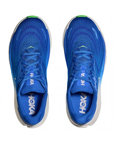 Hoka Arahi 8 Men's Running Shoes, Cobalt Blue/Neon Green