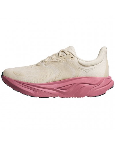 Hoka Arahi 8 Women's Running Shoes, Alabaster/Lingonberry