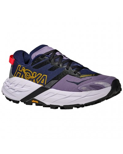 Hoka Speedgoat 7 Scarpe Trail Running Donna, Berry Jam/Starlight Glow