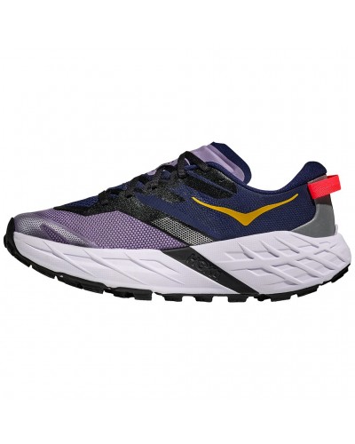 Hoka Speedgoat 7 Women's Trail Running Shoes, Berry Jam/Starlight Glow