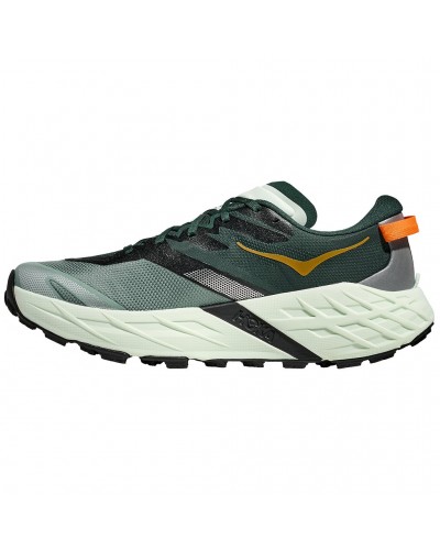 Hoka Speedgoat 7 Men's Trail Running Shoes, Bay Leaf/Sea Glass