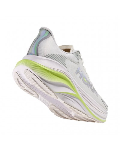 Hoka Skyward X 2 Scarpe Running Donna, White/Neon Yuzu