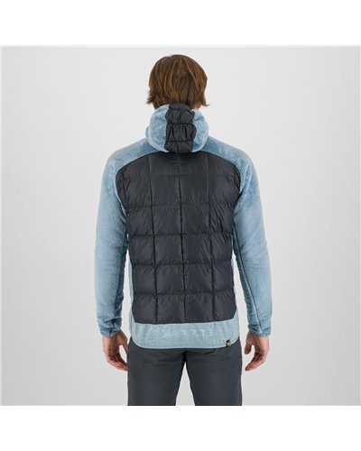 Karpos Marmarole Men's Hooded Jacket, Woodl. Gray/Smoke Blue