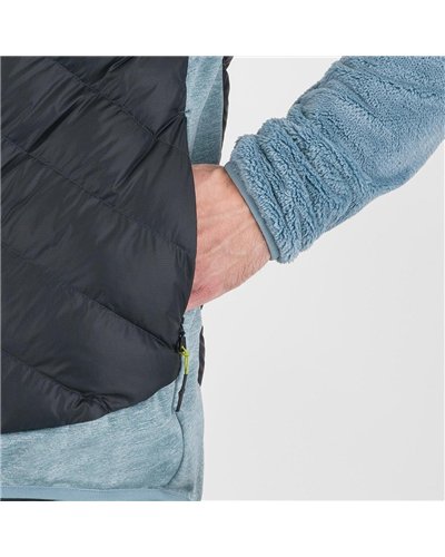 Karpos Marmarole Giacca con Cappuccio Uomo, Woodl. Gray/Smoke Blue