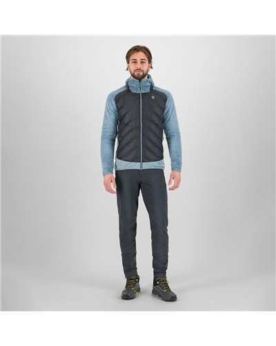 Karpos Marmarole Men's Hooded Jacket, Woodl. Gray/Smoke Blue