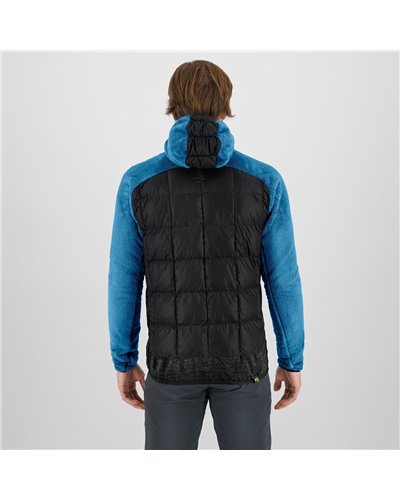Karpos Marmarole Giacca con Cappuccio Uomo, Black/Deep Water