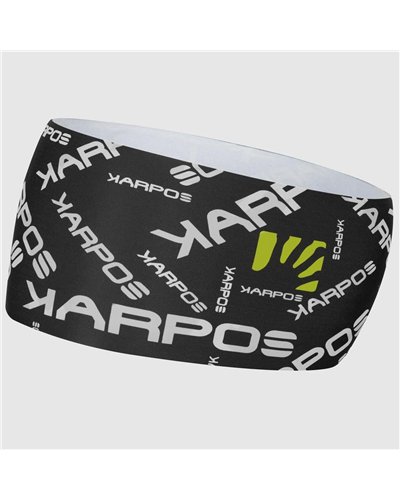 Karpos Pelmo Fascia Testa, Nero/Bianco (Taglia Unica)