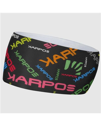 Karpos Pelmo Fascia Testa, Nero/Multicolor (Taglia Unica)
