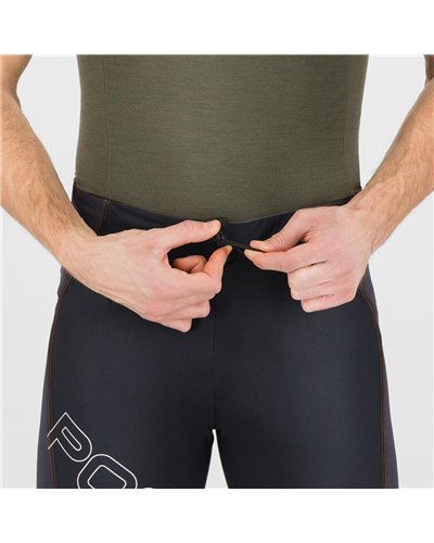 Karpos Alagna Lite Men's Ski Touring Pants, Black/Vibrant Orange