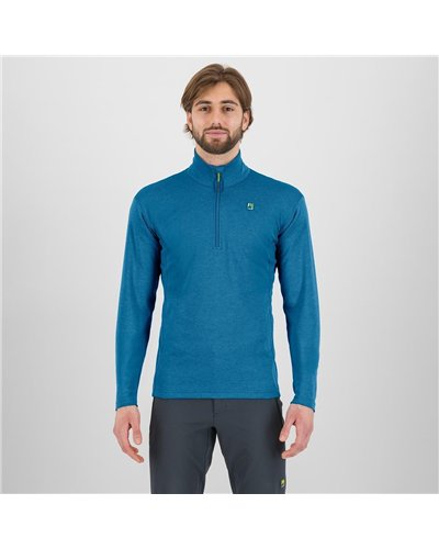 Karpos Pizzocco Men's 1/2 Zip Fleece, Deep Water