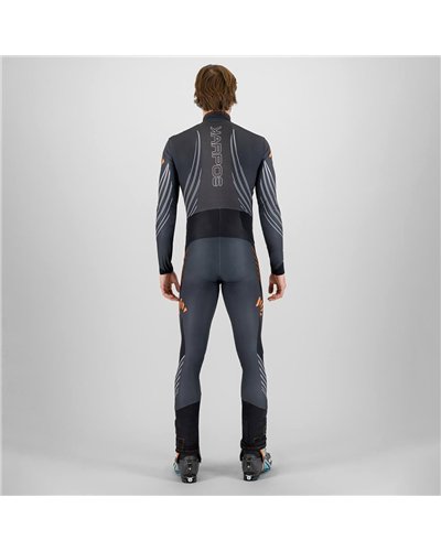 Karpos Race Suit Tuta da Gara Scialpinismo Uomo, Woodl. Gray/Vibrant Orange